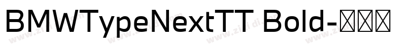 BMWTypeNextTT Bold字体转换 BMWTypeNextTT Bold字体转换